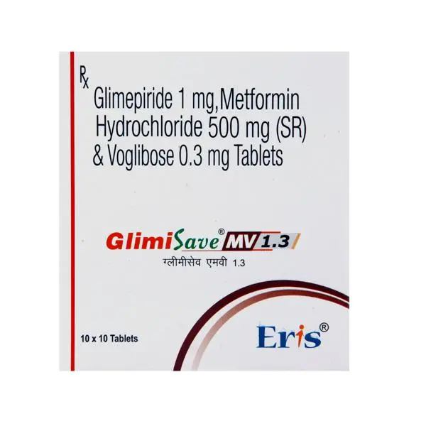 Glimisave MV 1.3mg Tablet 10s