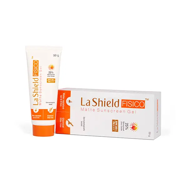 LA Shield Fisico Matte Sunscreen SPF50+ Gel 50g