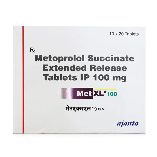 Met XL 100mg Tablet 20s