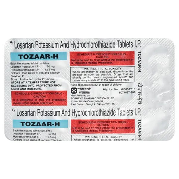 Tozaar H Tablet 15s