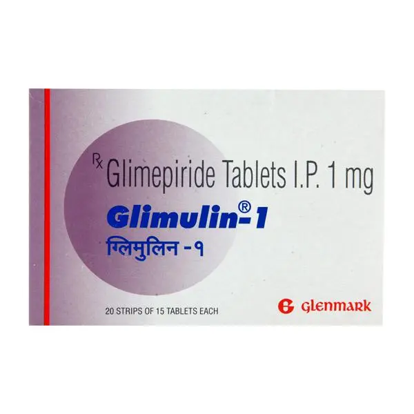 Glimulin 1mg Tablet 15s