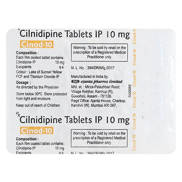 Cinod 10mg Tablet 20s