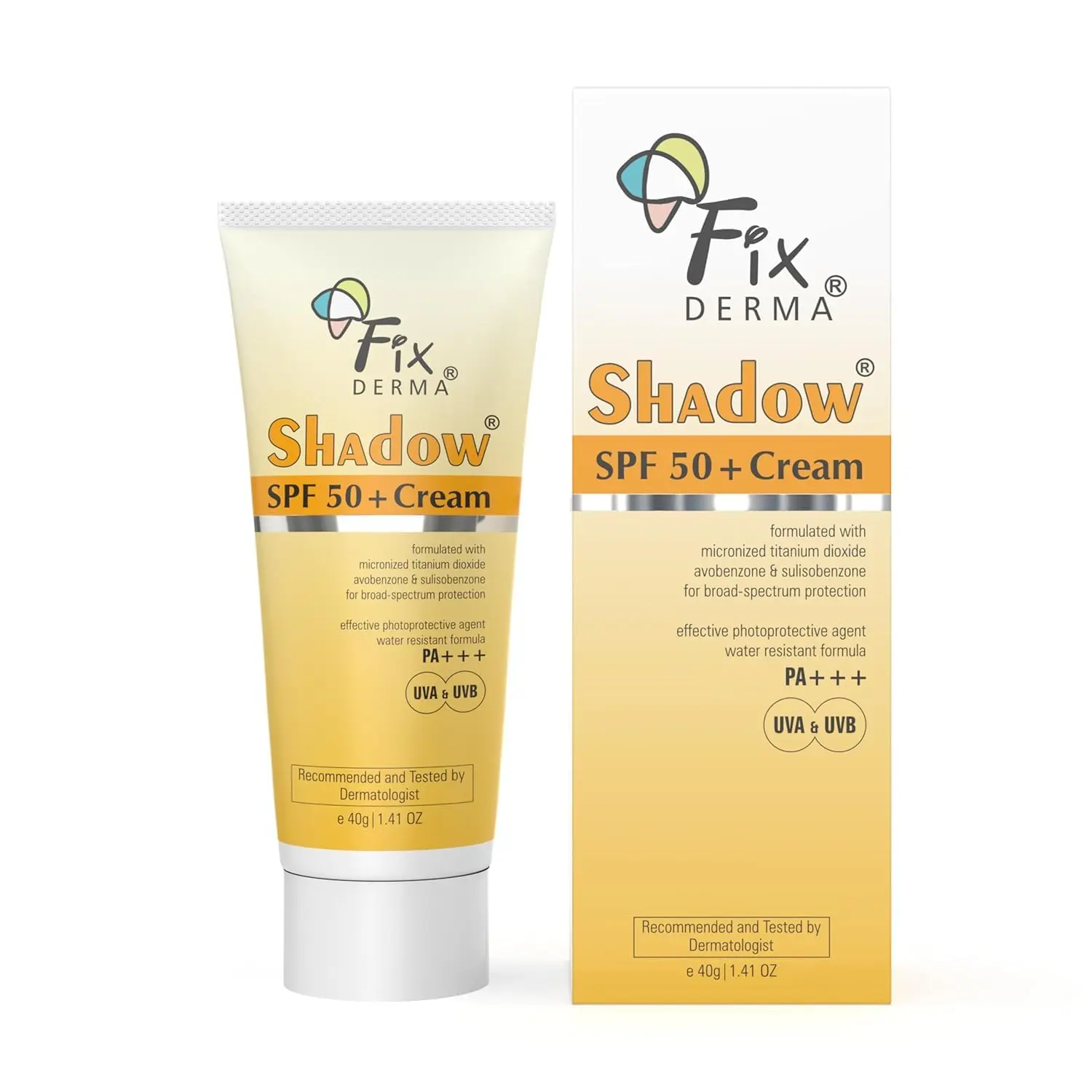 Fixderma Shadow Spf 50+ Cream Pa+++ 75Gm