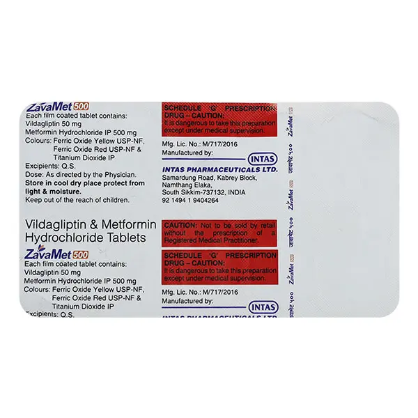 Zavamet 500mg Tablet