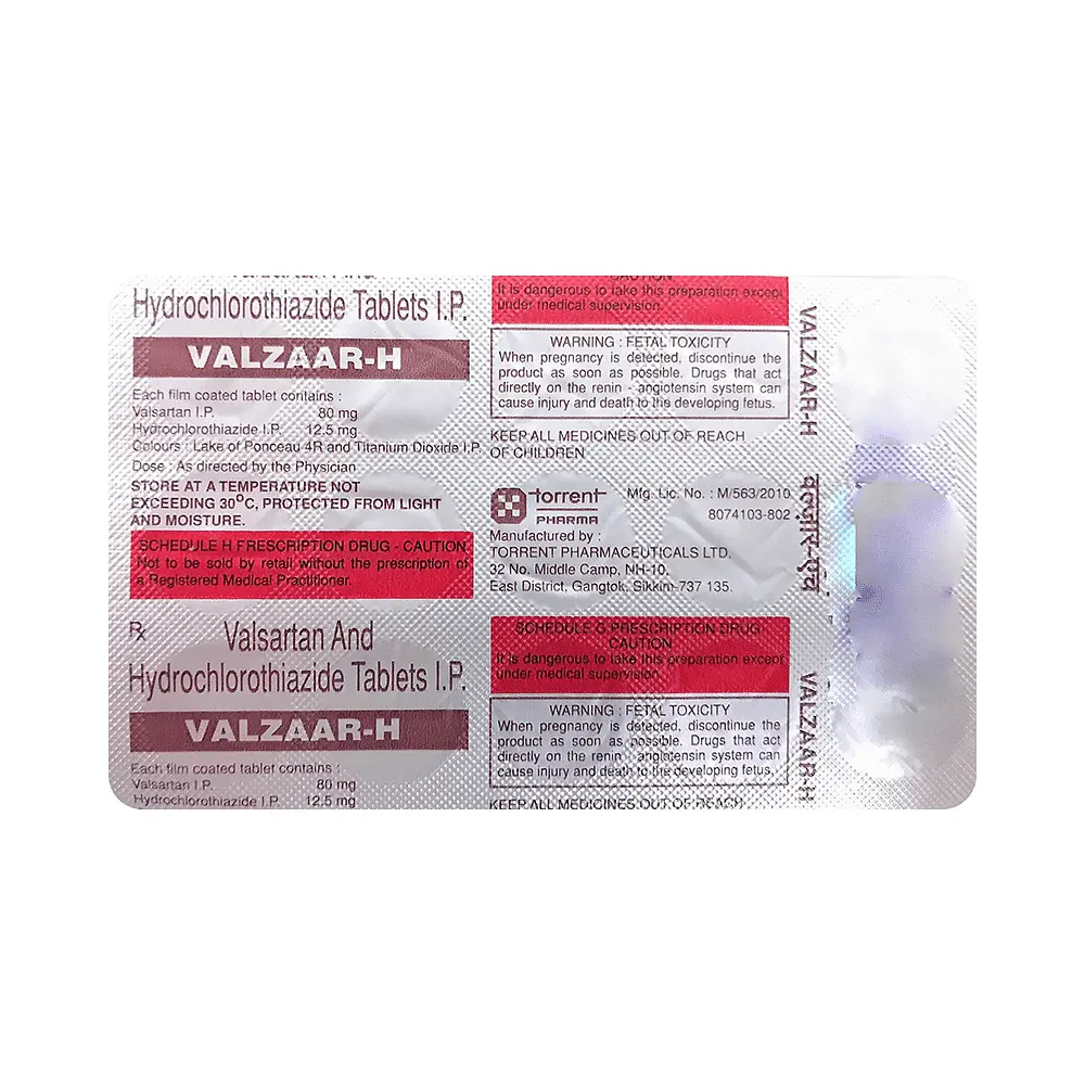 Valzaar H Tablet 15s