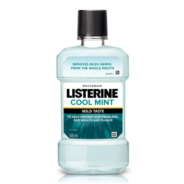 Listerine Mouthwash Cool Mint Mild Taste 250ml