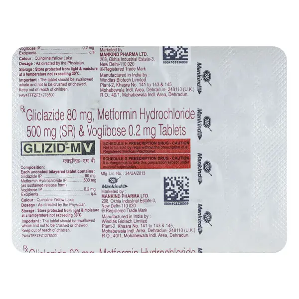 Glizid MV Tablet 10s