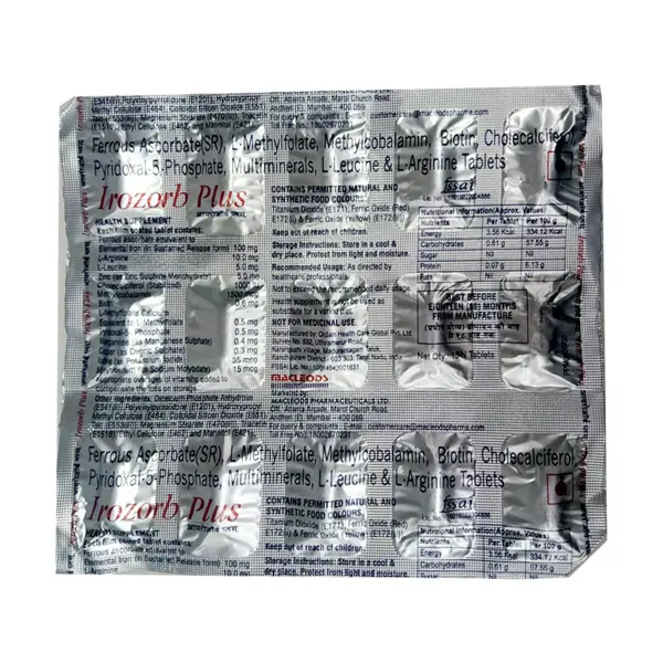 Irozorb Plus Tablet 15s