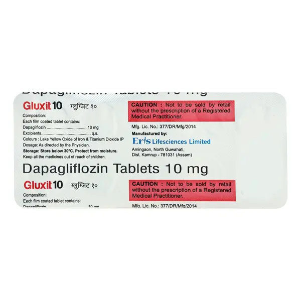 Gluxit 10mg Tablet 10s