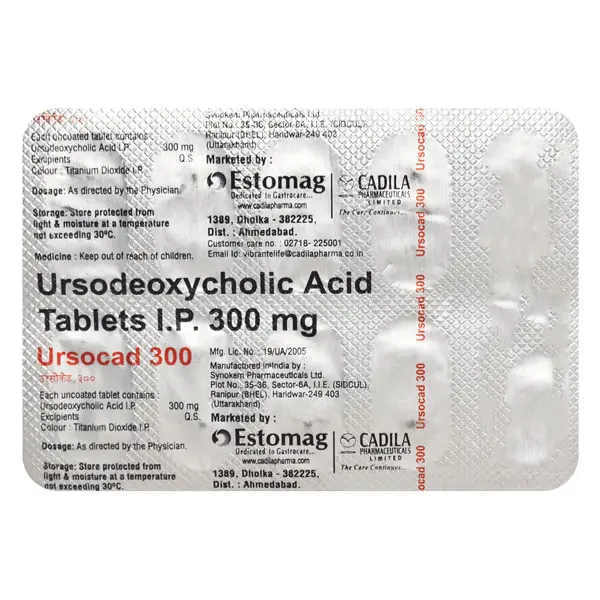 Ursocad 300mg Tablet 10s