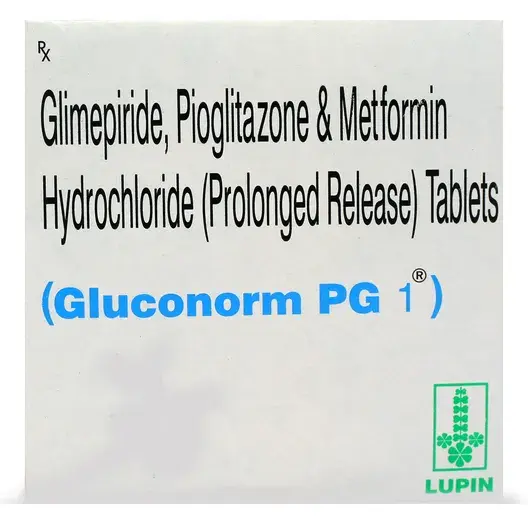 Gluconorm PG 1mg Tablet 15s