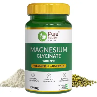 Pure Nutrition Magnesium Glycinate Tab 350Mg 60S