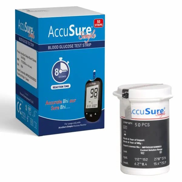 Accusure Simple Gluco Strips 50s
