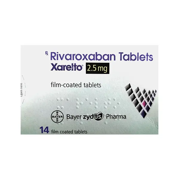 Xarelto 2.5mg Tablet 14s