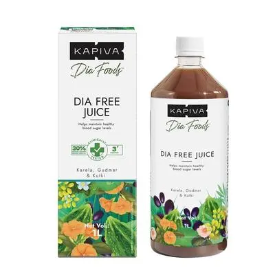 Kapiva Dia Free Juice With Karela Gudmar & Kutki 1 Ltr