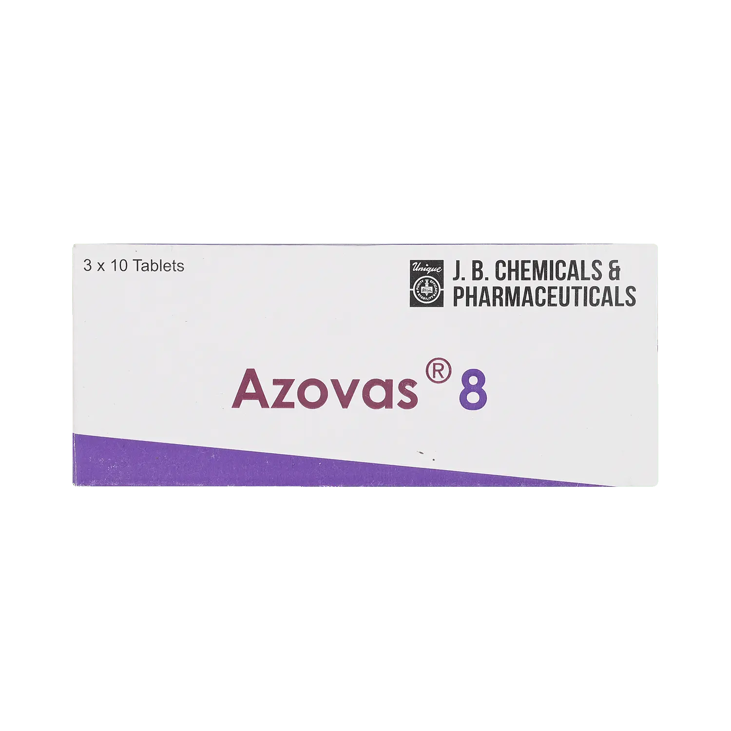 Azovas 8mg Tablet 10s