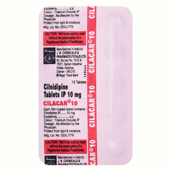 Cilacar 10mg Tablet