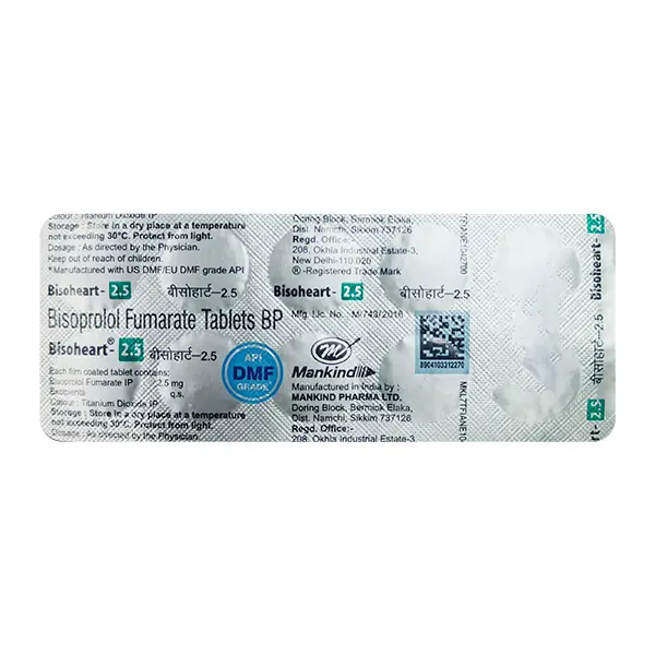 Bisoheart 2.5mg Tablet 10s
