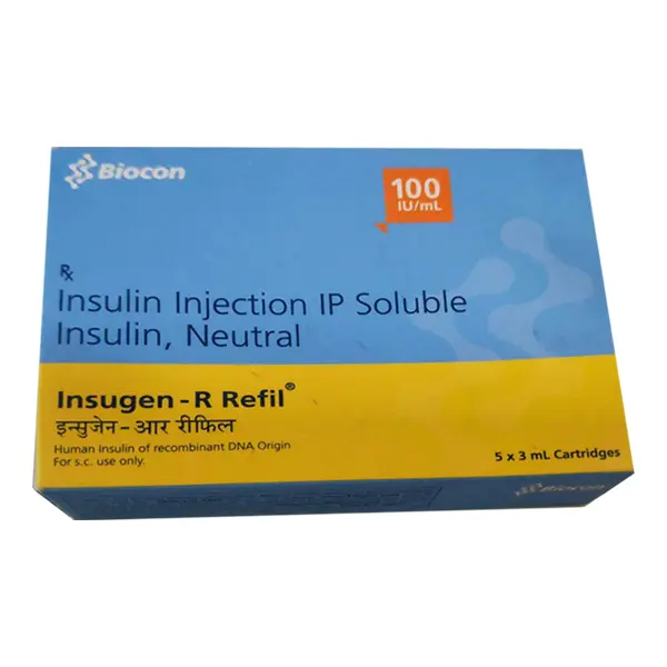 Insugen R Cartridges 100iu/ml 3ml