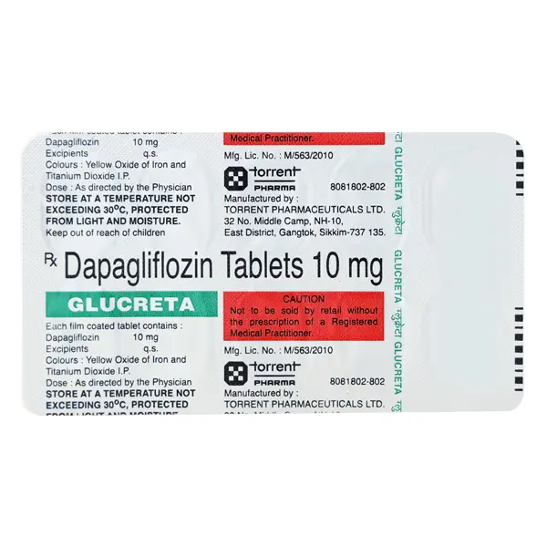 Glucreta 10mg Tablet 10s