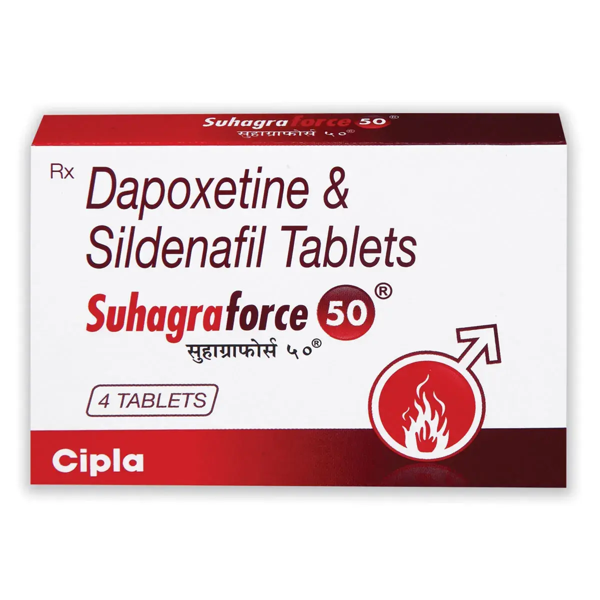 Suhagra Force 50mg Tablet 4s