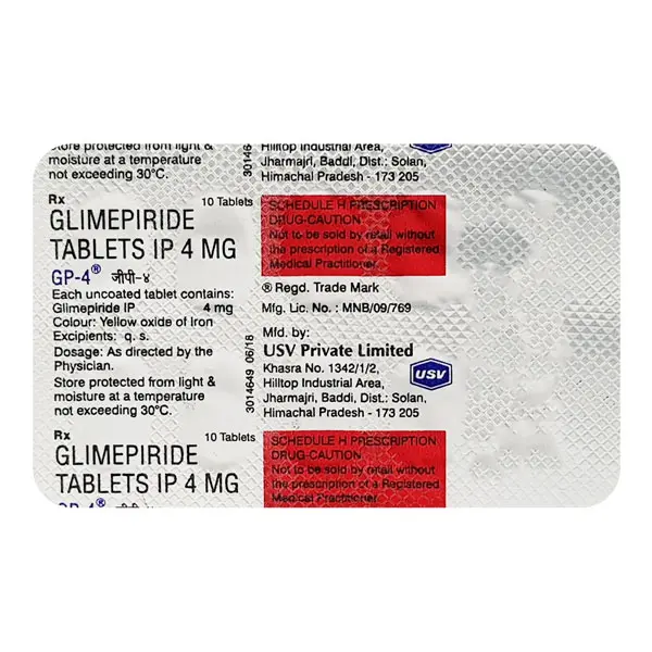 GP 4mg Tablet 10s