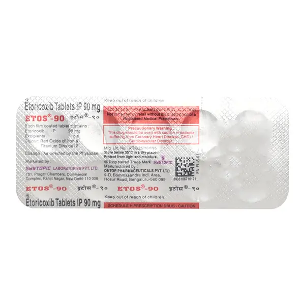 Etos 90mg Tablet 10s