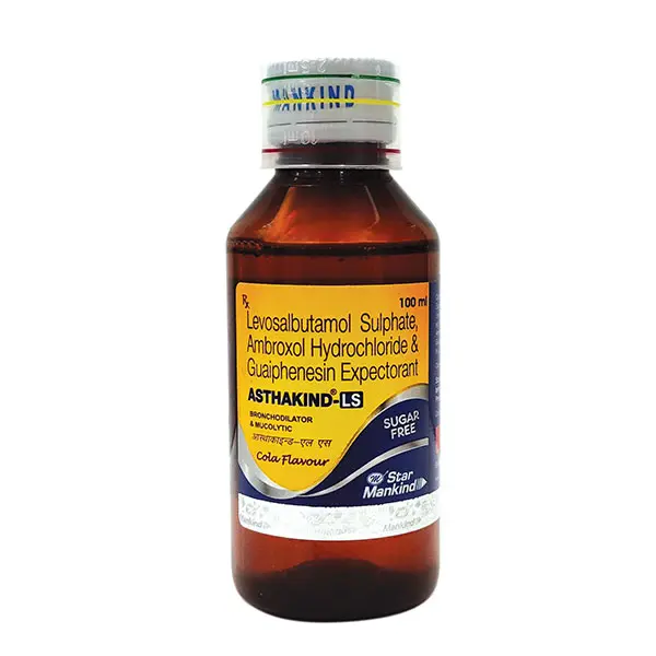 Asthakind LS Exp Sugar Free 100ml