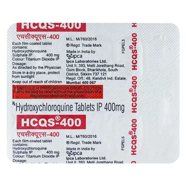 Hcqs 400mg Tablet 10s