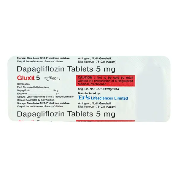 Gluxit 5mg Tablet