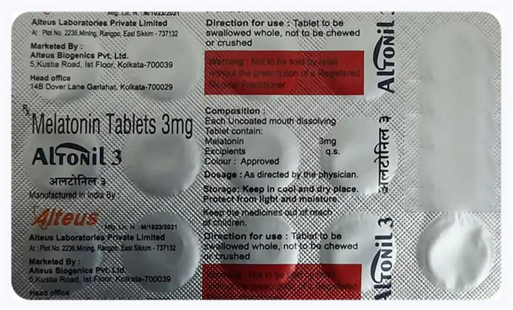 Altonil 3 Tablet 15s