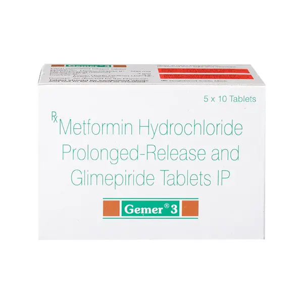 Gemer 3mg Tablet 10s