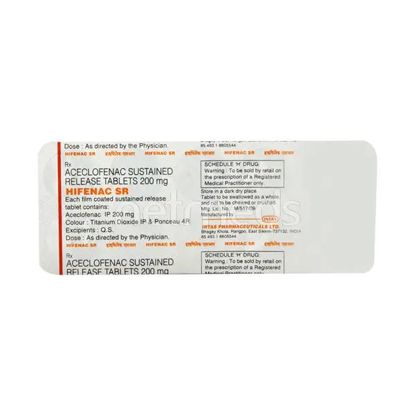 Hifenac SR Tablet 10s
