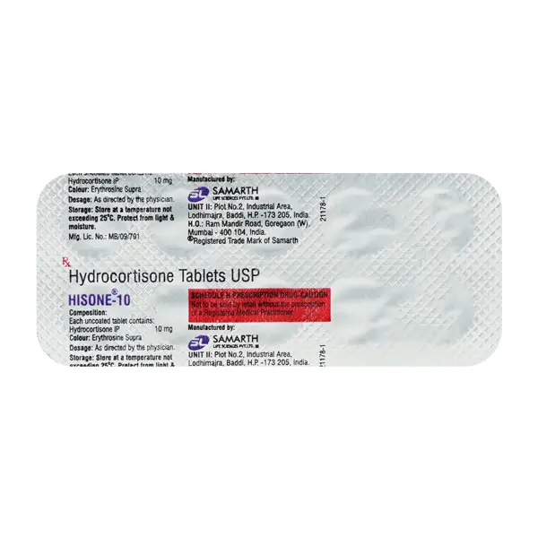 Hisone 10mg Tablet 10s