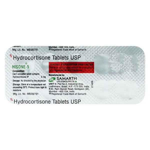 Hisone 5mg Tablet 10s