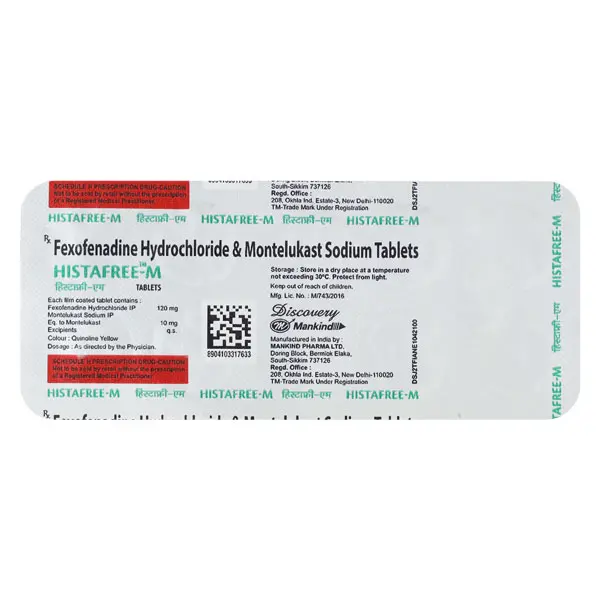Histafree M Tablet