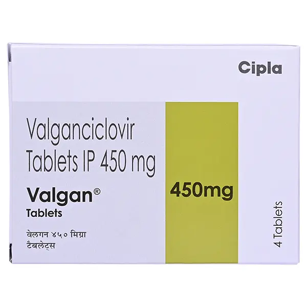 Valgan 450mg Tablet 4s
