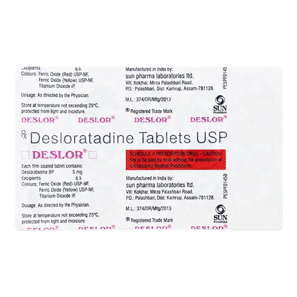 Deslor 5mg Tablet 15s