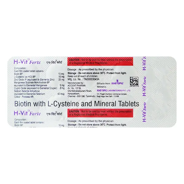 H Vit Forte Tablet 10s