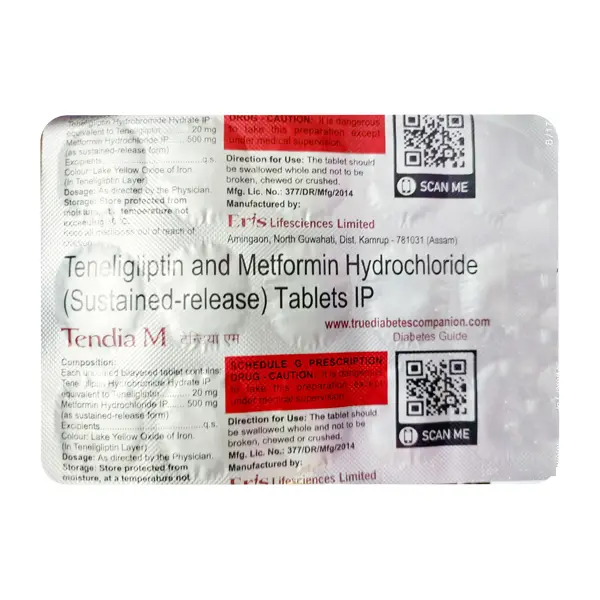 Tendia M Tablet 15s