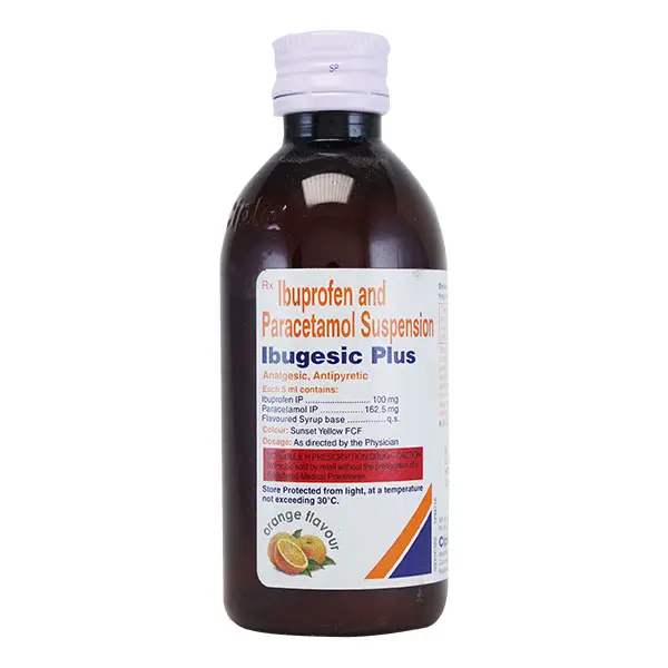 Ibugesic Plus Oral Suspension (Ibuprofen 100mg / Paracetamol 162.5mg)