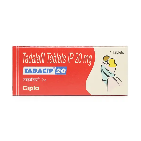 Tadacip 20mg Tablet 4s
