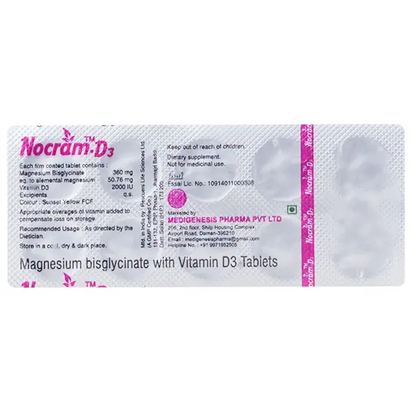 Nocram D3 Tablet 10s