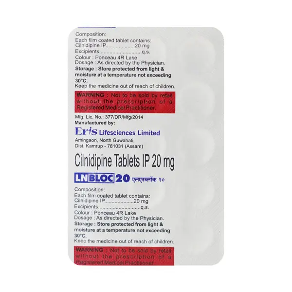 Lnbloc 20mg Tablet 15s