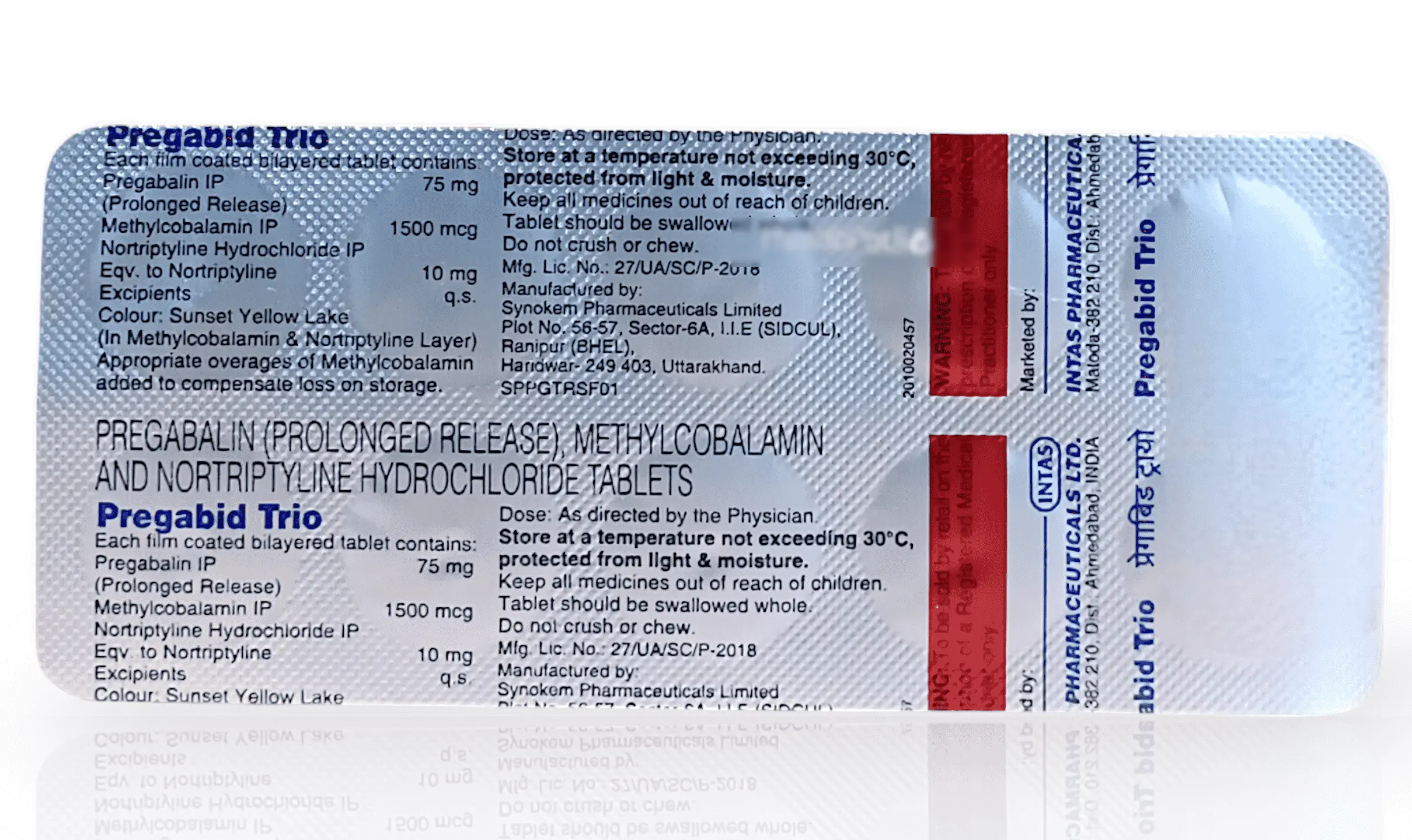 Pregabid Trio Tablet 10s