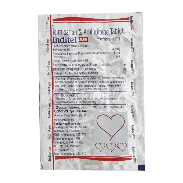 Inditel AM 40mg Tablet 15s