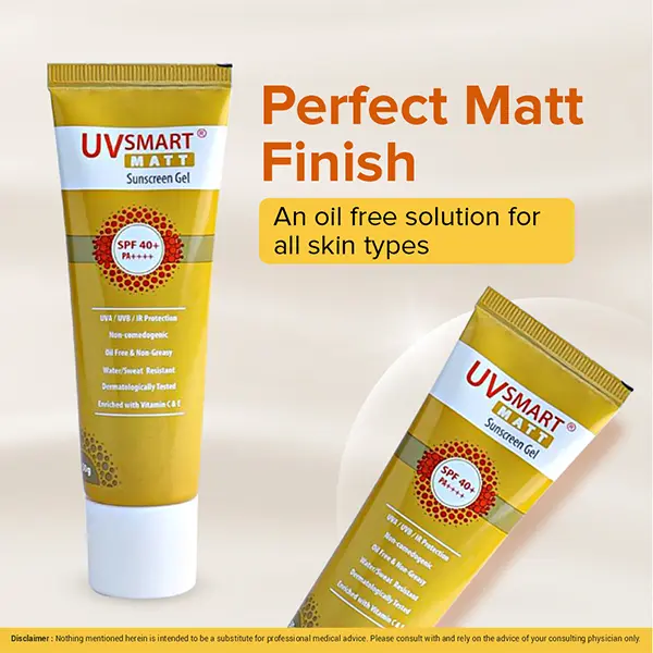 Uvsmart Matt Sunscreen Gel SPF 40+ 50g