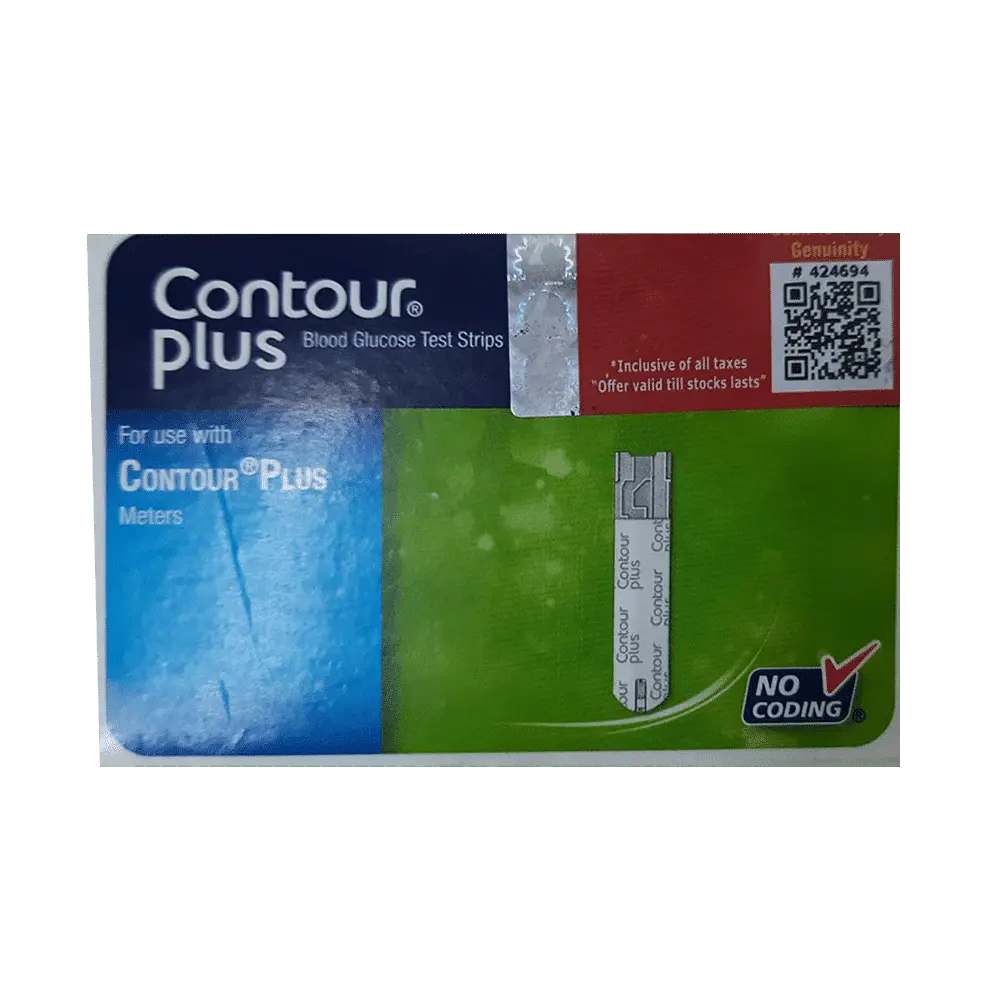 Contour Plus Blood Glucose Test Strip 50s