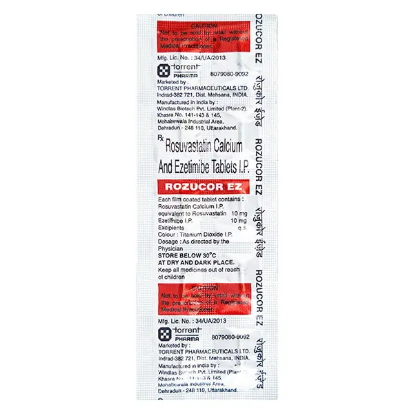Rozucor EZ 10mg Tablet 10s