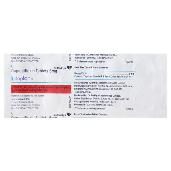Daplo 5mg Tablet 10s